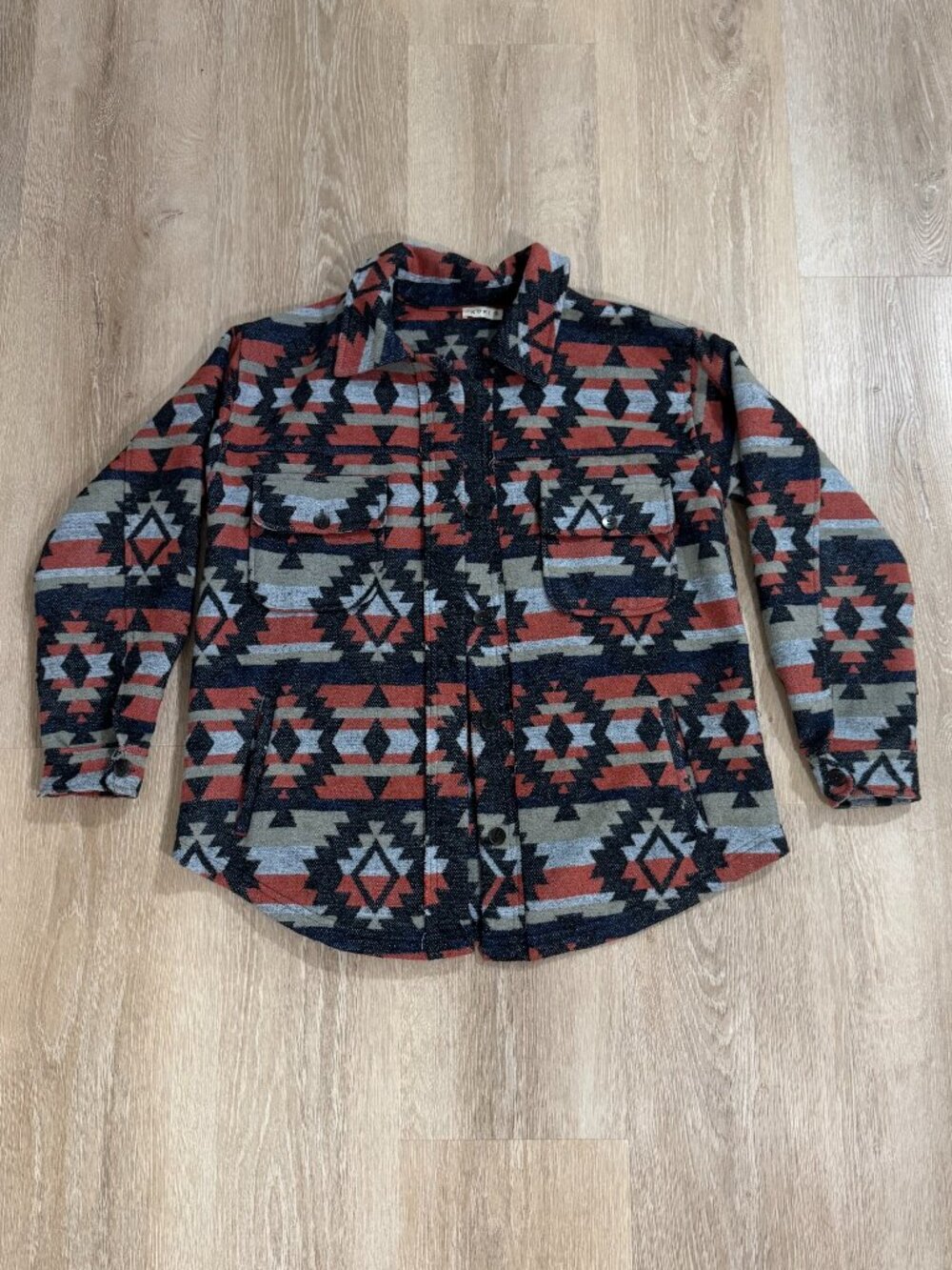 KORI Aztec Southwestern Shacket Jacket Size S